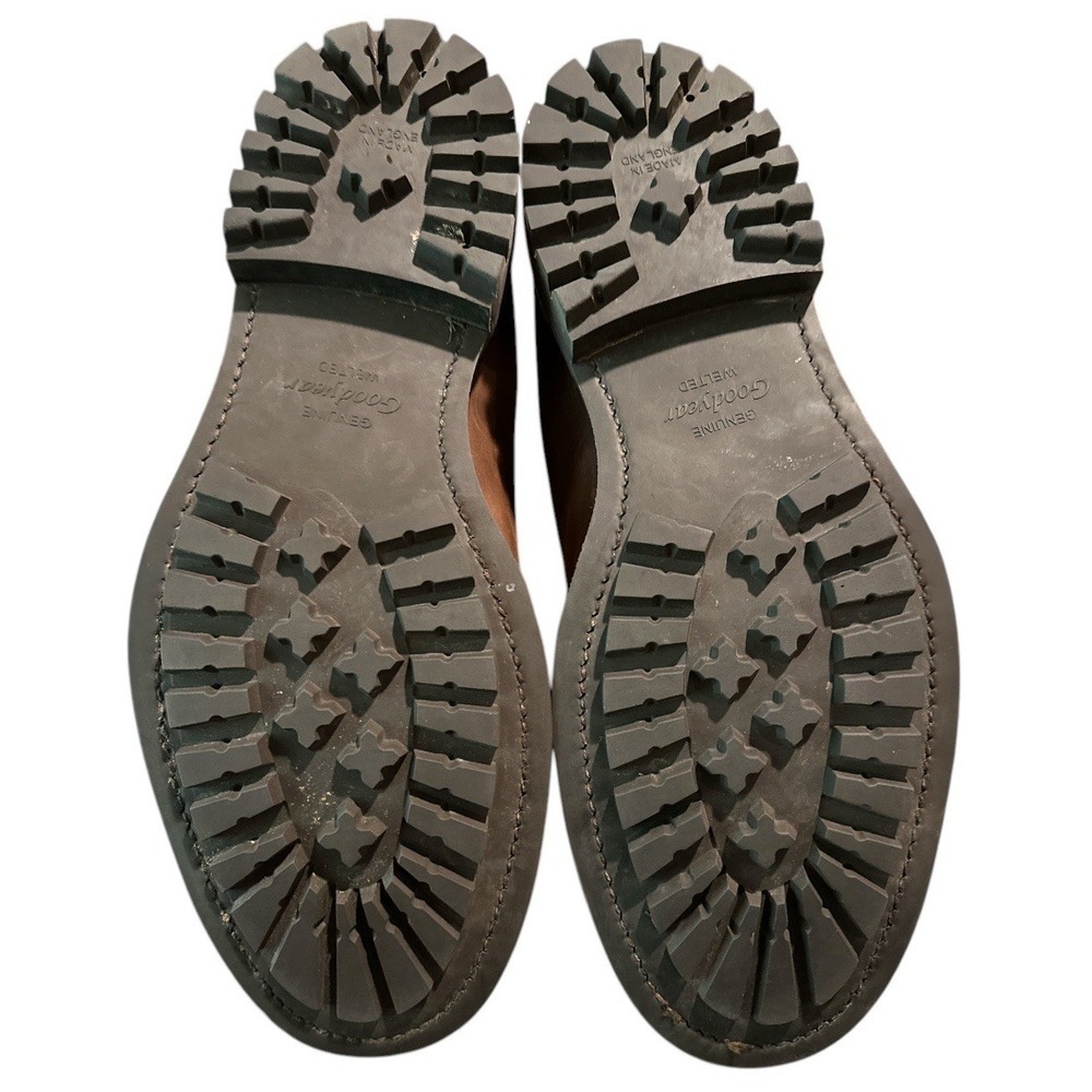 Loake Kirkby Dark Brown Nubuck Chukka Boots Mens Size US 8.5 F UK 7.5 No Insoles - Picture 8 of 11